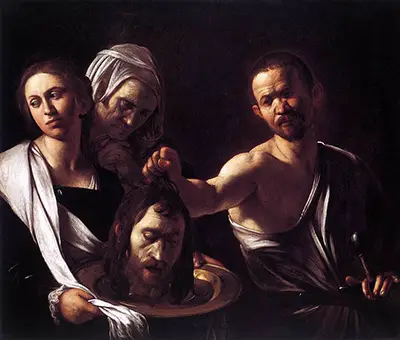 Salome with the Head of John the Baptist 1607 Caravaggio
